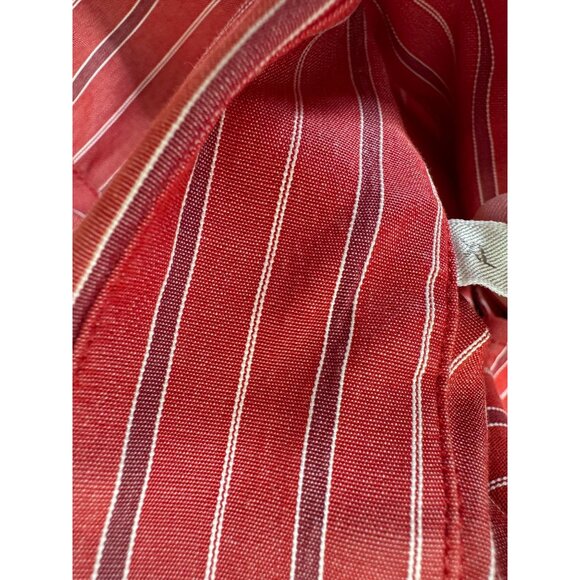 Iceberg Mens Dress Shirt Mens XL Made In Italy Red Button Up 100% Cotton Luxury - Picture 3 of 8
